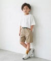 NAVY  コットンソフトツイル ベーシックショートパンツ キッズ商品サムネイル-12