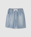 NAVY コットンライトオンス ソフトデニムショートパンツ キッズ商品サムネイル-1