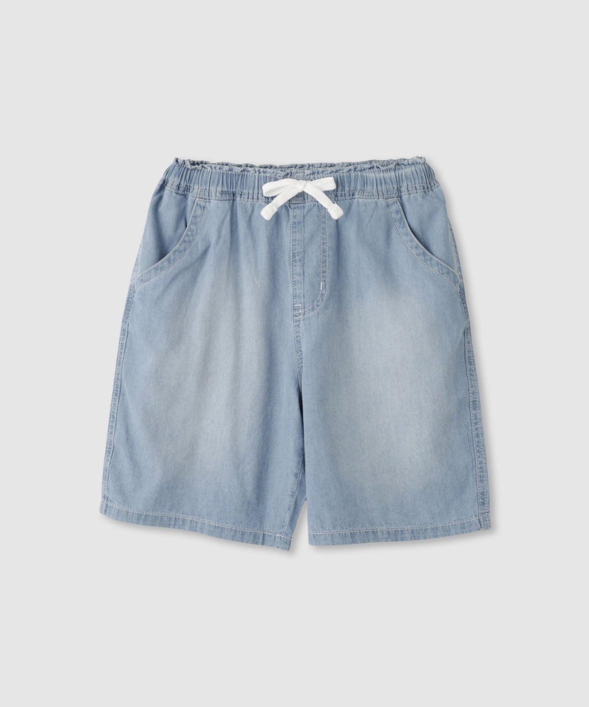 NAVY コットンライトオンス ソフトデニムショートパンツ キッズ