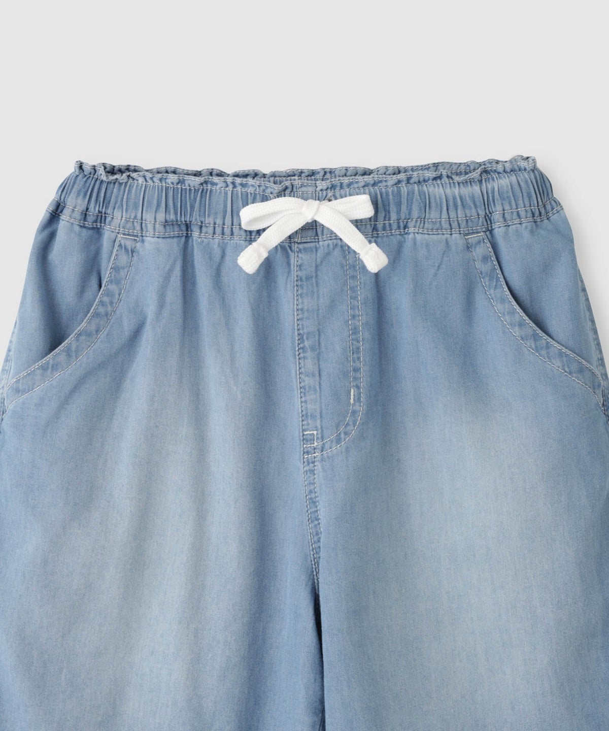 NAVY コットンライトオンス ソフトデニムショートパンツ キッズ