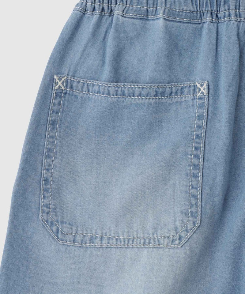 NAVY コットンライトオンス ソフトデニムショートパンツ キッズ商品画像-7