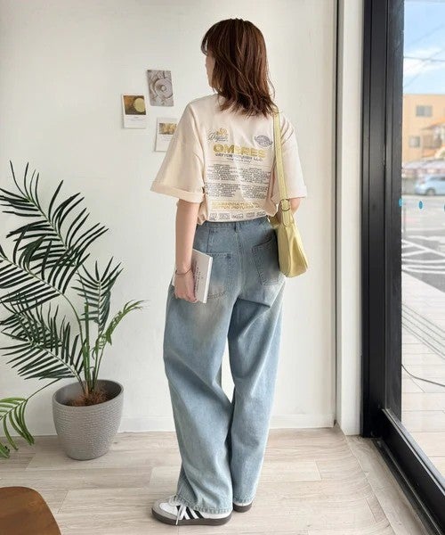 Classical Elf《JaVaジャバコラボ》お洒落見え抜群。大人カジュアルなゆったり半袖T。バック刺繍ビッグTEE（半袖）商品画像-21