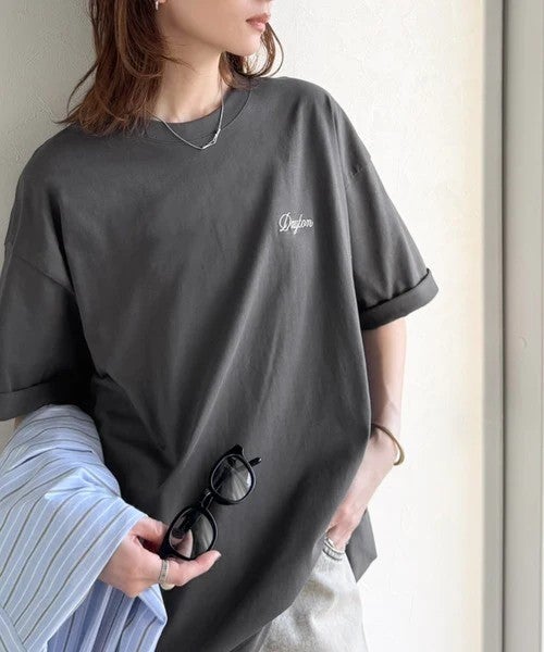 Classical Elf《JaVaジャバコラボ》お洒落見え抜群。大人カジュアルなゆったり半袖T。バック刺繍ビッグTEE(半袖)商品画像-33