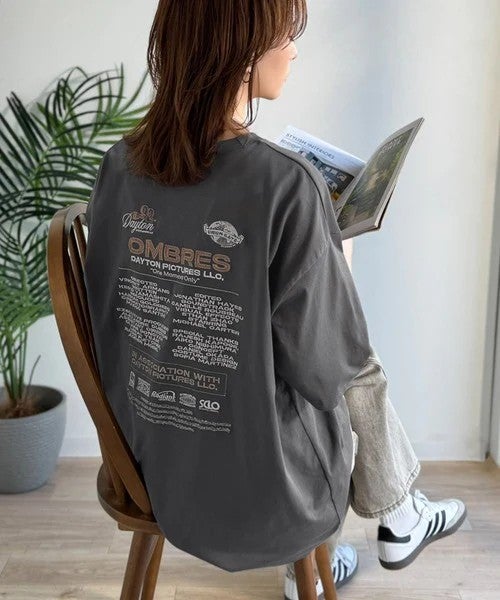 Classical Elf《JaVaジャバコラボ》お洒落見え抜群。大人カジュアルなゆったり半袖T。バック刺繍ビッグTEE(半袖)商品画像-35