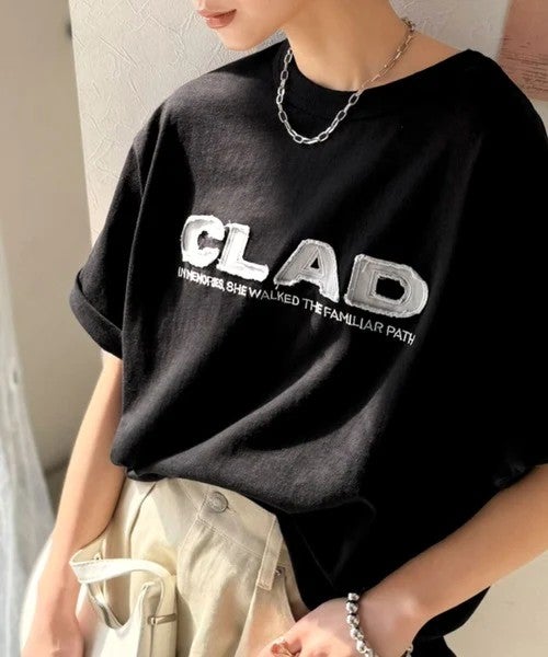 Classical Elf 《JaVaジャバコラボ》存在感あるロゴが着映える一枚◎綿100% 前後2wayツイルワッペンロゴ&刺繍ビッグT(半袖)商品画像-2