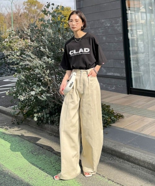 Classical Elf 《JaVaジャバコラボ》存在感あるロゴが着映える一枚◎綿100% 前後2wayツイルワッペンロゴ＆刺繍ビッグT（半袖）商品画像-10