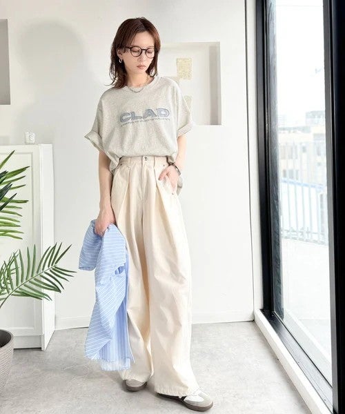 Classical Elf 《JaVaジャバコラボ》存在感あるロゴが着映える一枚◎綿100% 前後2wayツイルワッペンロゴ&刺繍ビッグT(半袖)商品画像-23