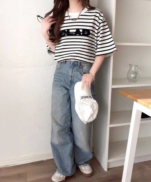 Classical Elf 《JaVaジャバコラボ》存在感あるロゴが着映える一枚◎綿100% 前後2wayツイルワッペンロゴ＆刺繍ビッグT（半袖）商品画像-30