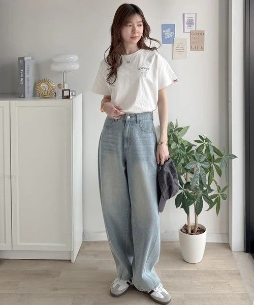 Classical Elf 《JaVa ジャバコラボ》大人の遊び心をプラス。綿100％オオカミ刺繍Tシャツ（半袖）商品画像-8