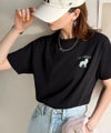 Classical Elf 《JaVa ジャバコラボ》大人の遊び心をプラス。綿100%オオカミ刺繍Tシャツ(半袖)商品サムネイル-12