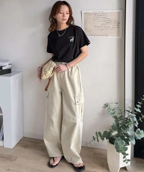 Classical Elf 《JaVa ジャバコラボ》大人の遊び心をプラス。綿100％オオカミ刺繍Tシャツ（半袖）商品画像-15