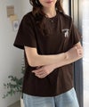 Classical Elf 《JaVa ジャバコラボ》大人の遊び心をプラス。綿100％オオカミ刺繍Tシャツ（半袖）商品サムネイル-21