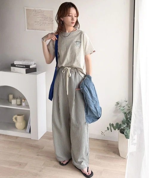 Classical Elf 《JaVa ジャバコラボ》大人の遊び心をプラス。綿100%オオカミ刺繍Tシャツ(半袖)商品画像-24