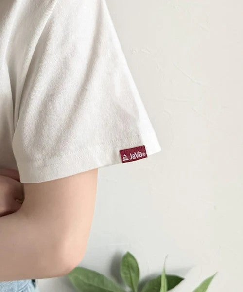 Classical Elf 《JaVa ジャバコラボ》大人の遊び心をプラス。綿100％オオカミ刺繍Tシャツ（半袖）商品画像-36