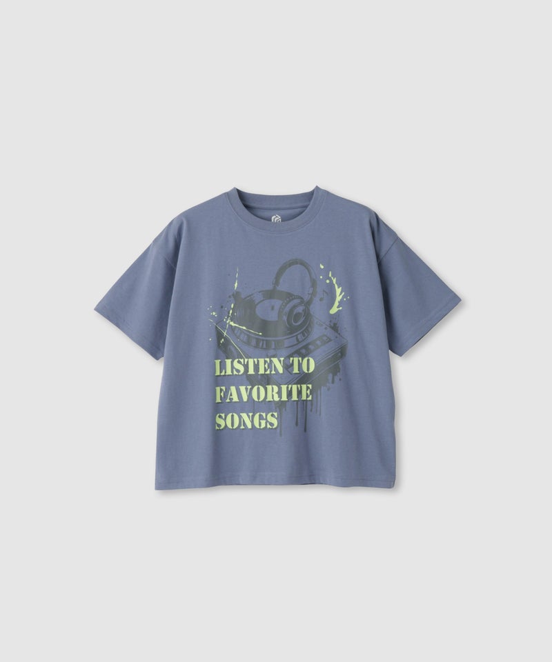 T-GRAPHICS  ストリートグラフィック ビッグシルエット半袖Tシャツ キッズ メール便 対応商品商品画像-1