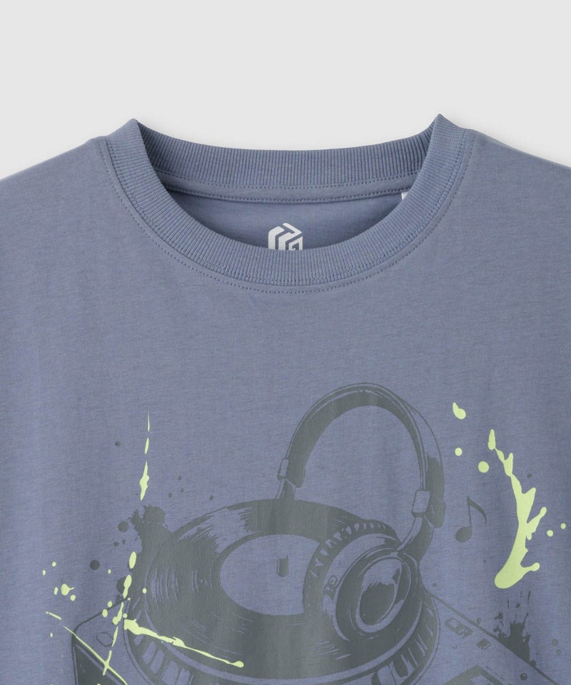 T-GRAPHICS ストリートグラフィック ビッグシルエット半袖Tシャツ キッズ メール便 対応商品商品画像-4