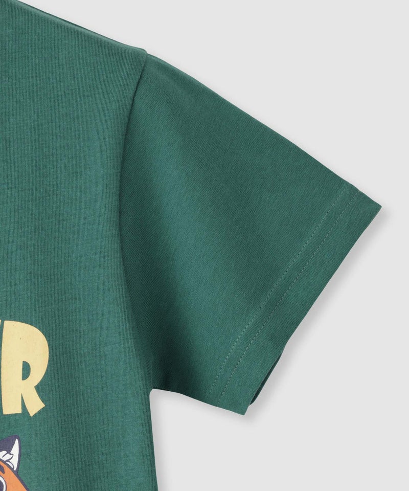 T-GRAPHICS アニマルプリント半袖Tシャツ キッズ メール便 対応商品商品画像-5