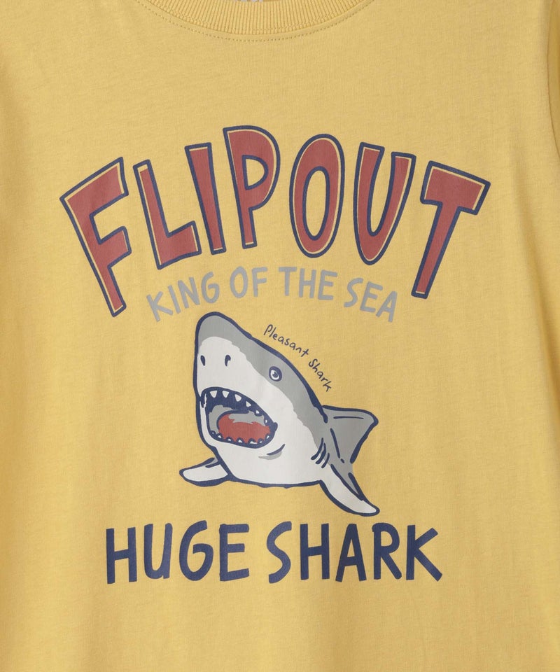 T-GRAPHICS アニマルプリント半袖Tシャツ キッズ メール便 対応商品商品画像-7