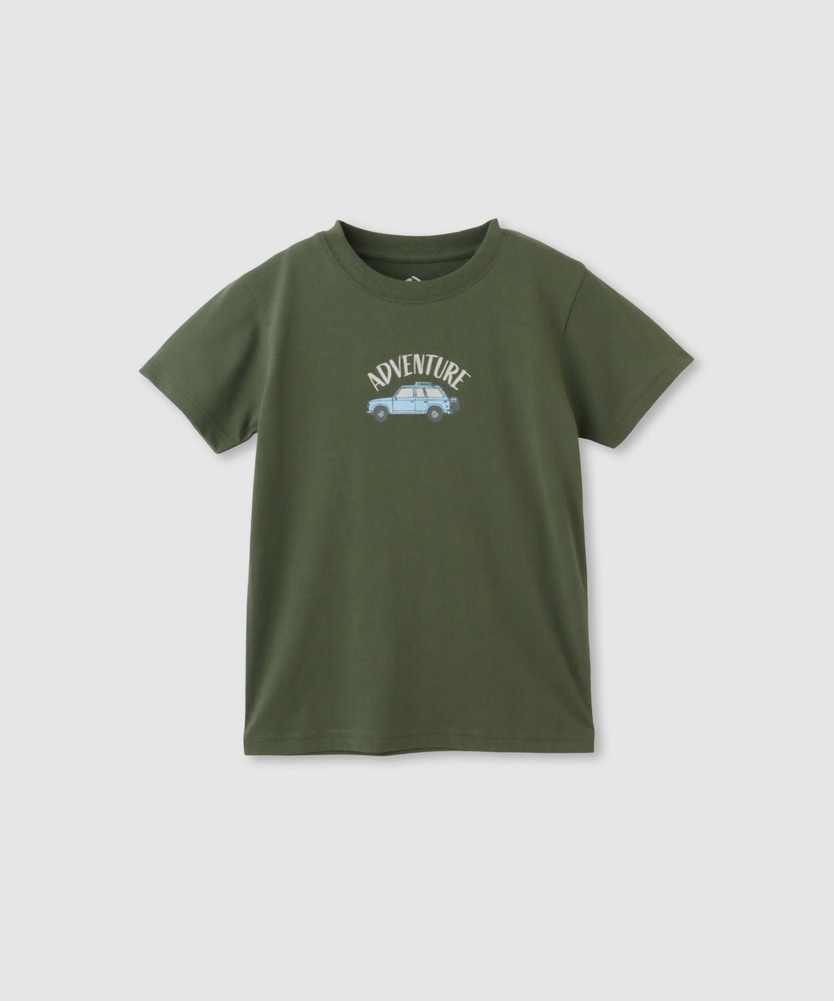 T-GRAPHICS アウトドアプリント半袖Tシャツ キッズ メール便 対応商品