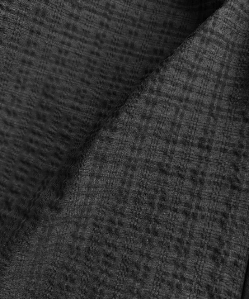 Classical Elf　履くだけでお洒落見え。涼しげ素材で魅せる。サッカーチェックタックワイドパンツ商品画像-32