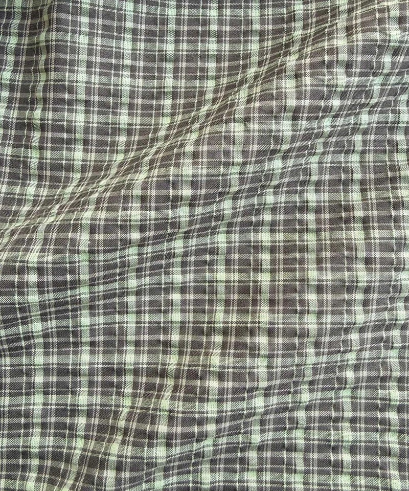 Classical Elf　履くだけでお洒落見え。涼しげ素材で魅せる。サッカーチェックタックワイドパンツ商品画像-33