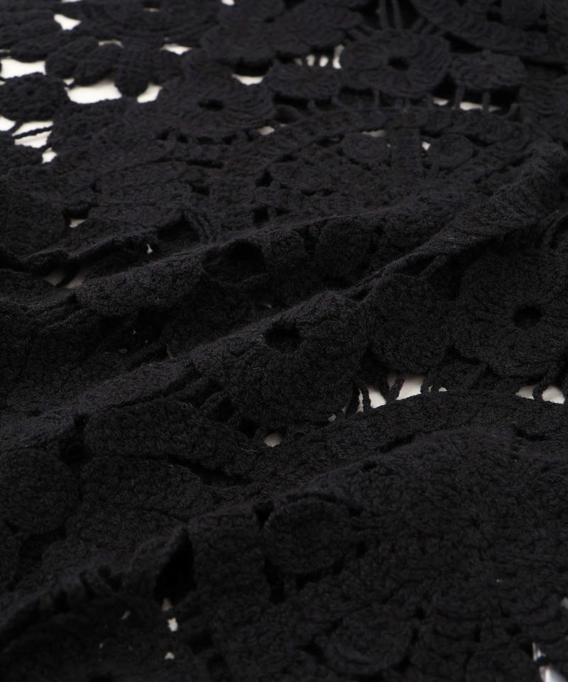 Free Nature フラワーモチーフクロシェ編みカーディガン レディース商品画像-19