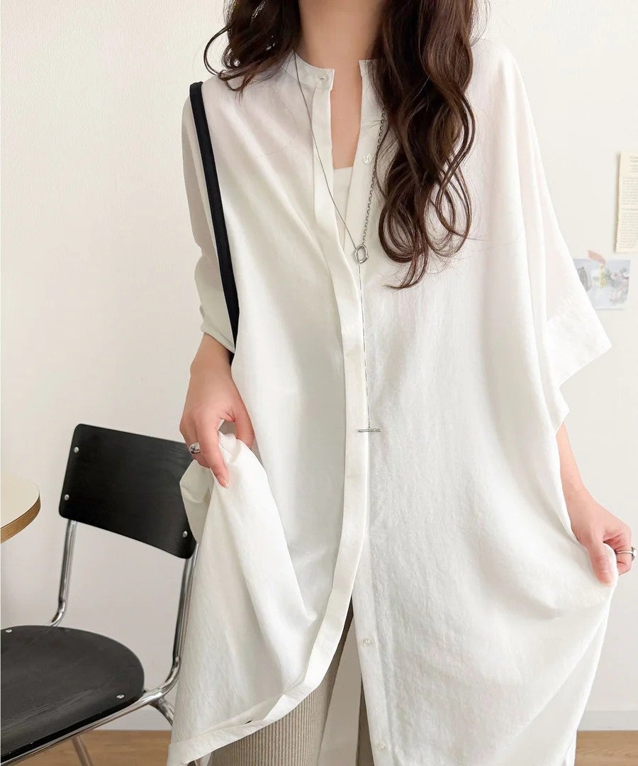 美品　ADORE ホワイト 半袖チュニック Fサイズ LEPHIL