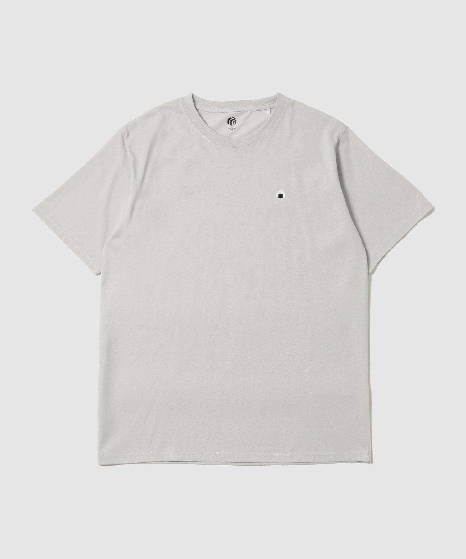 45R 天竺コットン クルーネック チビTシャツ R刺繍 ブラック サイズ3 T-GRAPHICS TC天竺 フードモチーフ ワンポイント刺繍 半袖Tシャツ メンズ