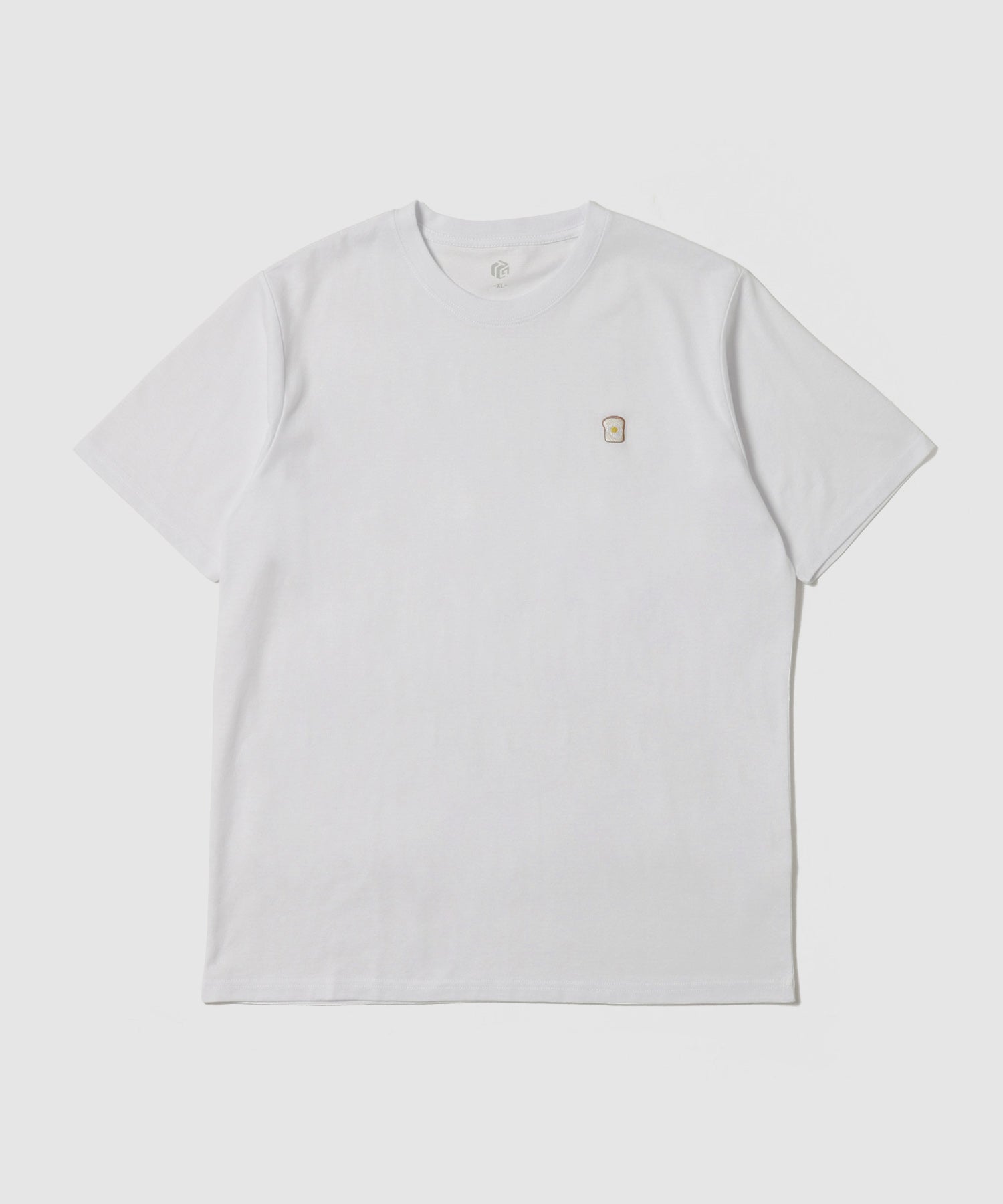 T-GRAPHICS TC天竺 フードモチーフ ワンポイント刺繍 半袖Tシャツ メンズ