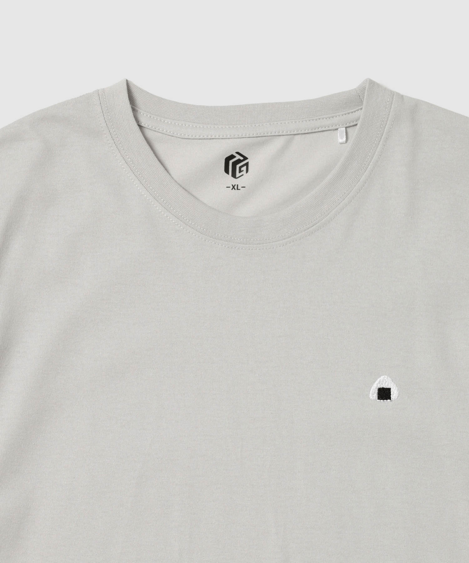 T-GRAPHICS TC天竺 フードモチーフ ワンポイント刺繍 半袖Tシャツ メンズ