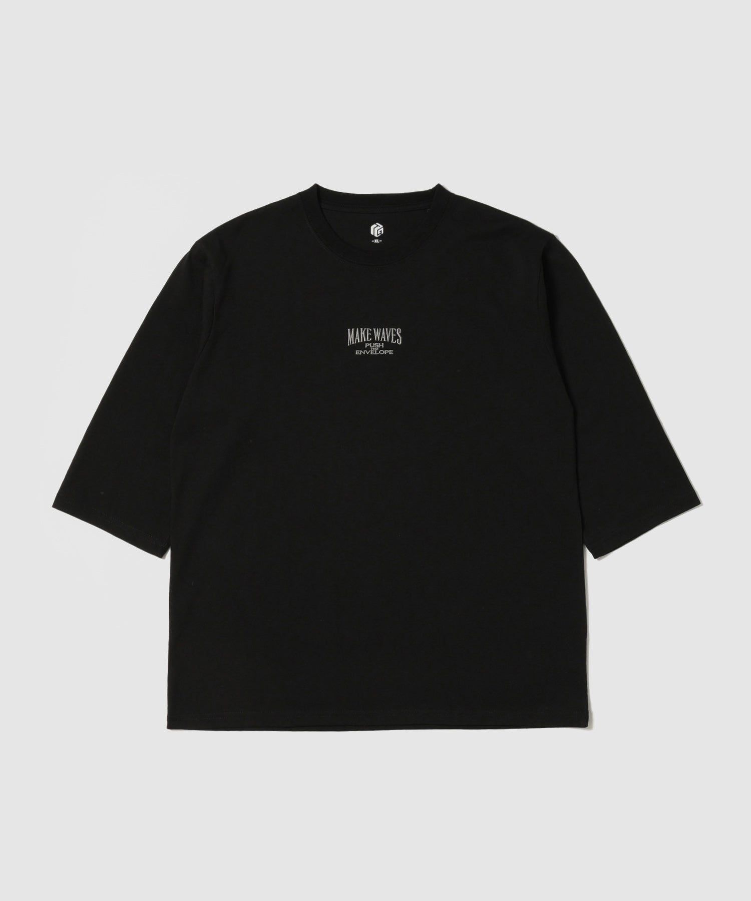 T-GRAPHICS シンプルプリント 7分袖Tシャツ メンズ
