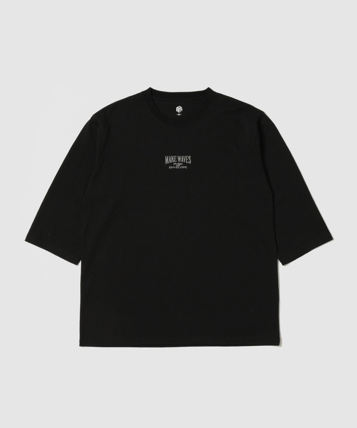 T-GRAPHICS シンプルプリント 7分袖Tシャツ メンズ