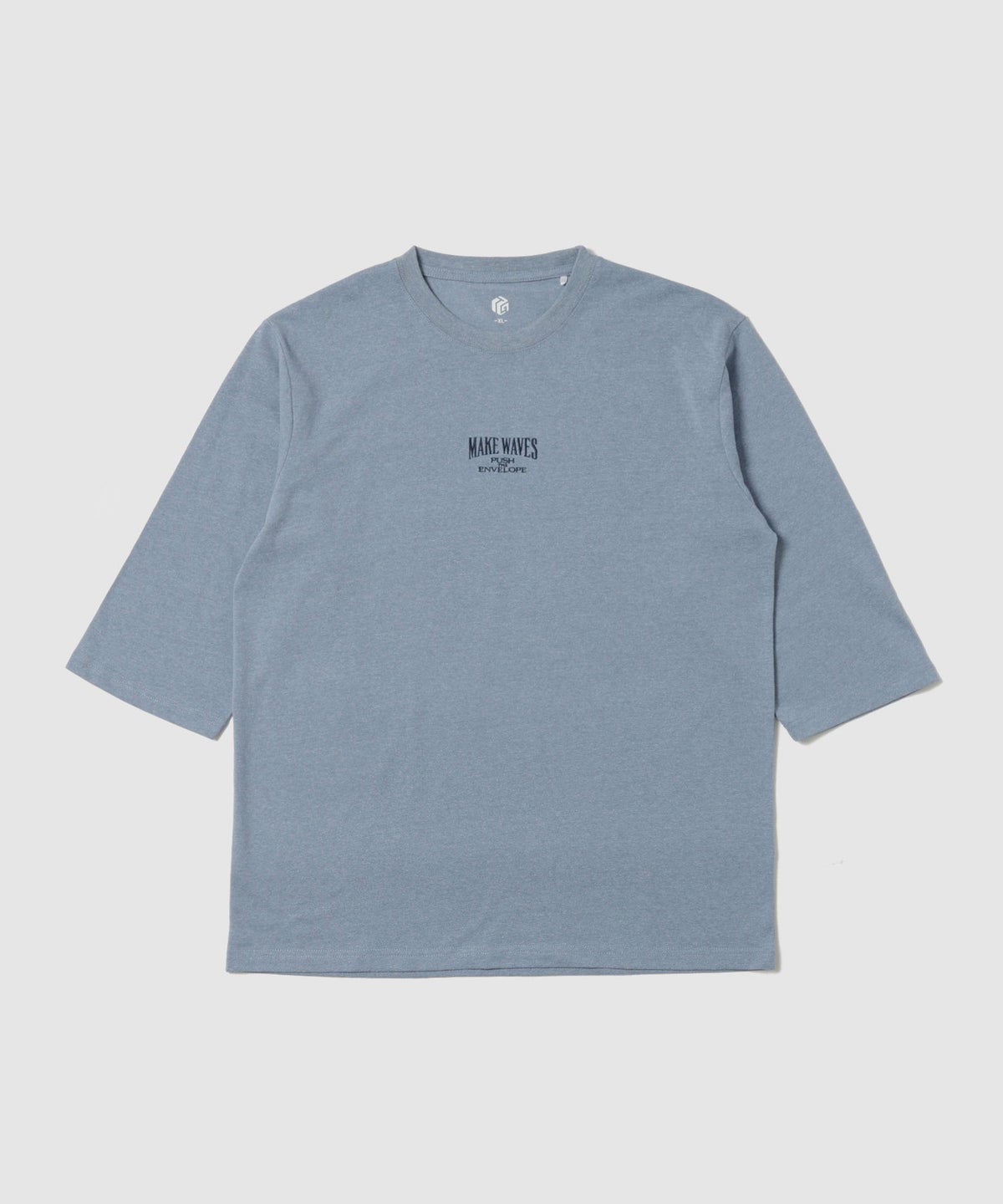 T-GRAPHICS シンプルプリント 7分袖Tシャツ メンズ