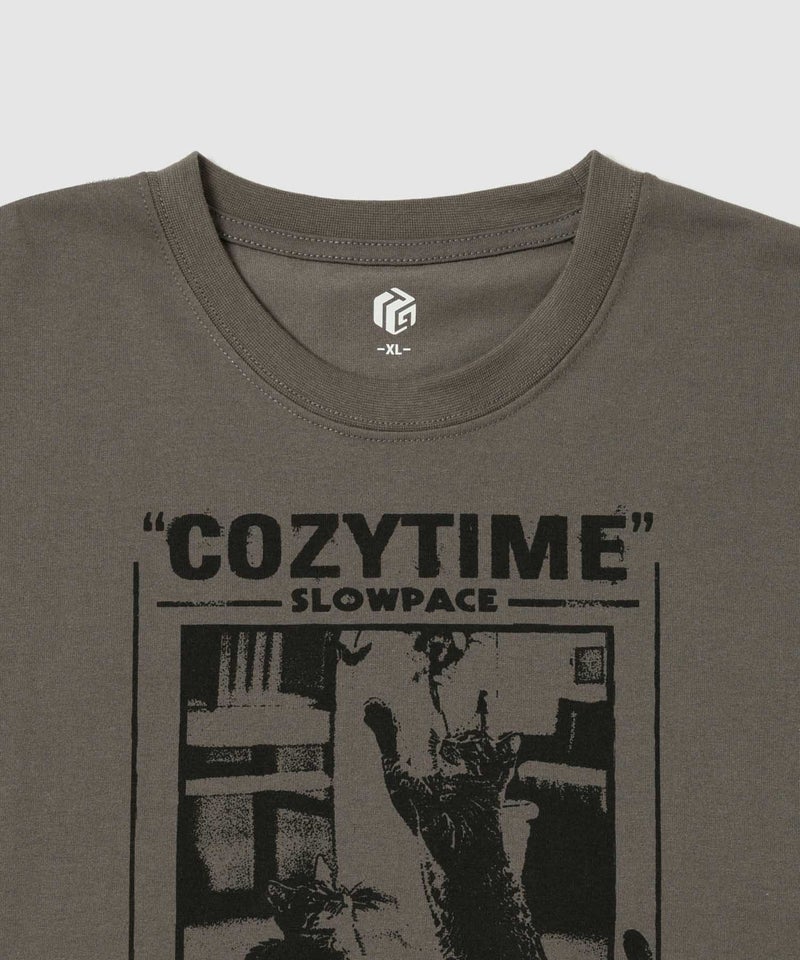 T-GRAPHICS  シンプルプリント 7分袖Tシャツ メンズ商品画像-7