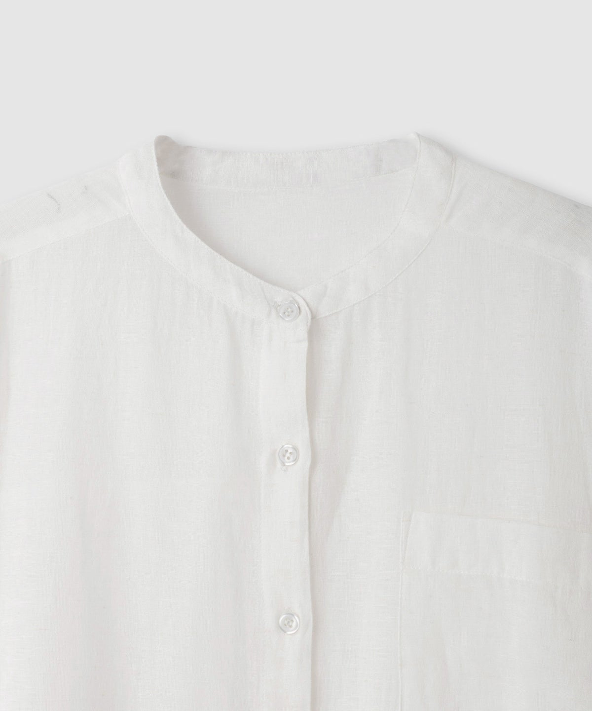 Free Nature インドファブリック 綿麻ベーシックシャツ レディース