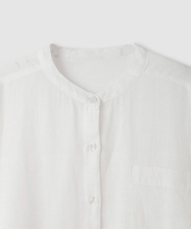 Free Nature インドファブリック 綿麻ベーシックシャツ レディース商品画像-14