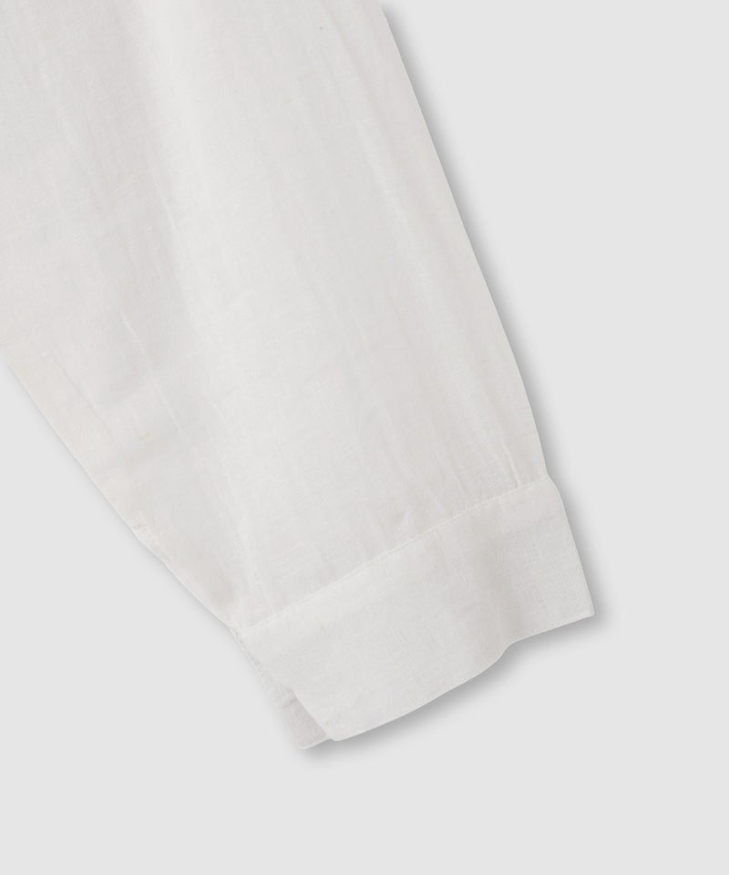 Free Nature  インドファブリック 綿麻ベーシックシャツ レディース商品画像-15