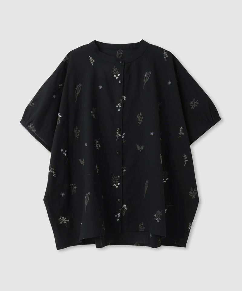 Free Nature インドファブリック 刺繍バンドカラーブラウス レディース商品画像-17