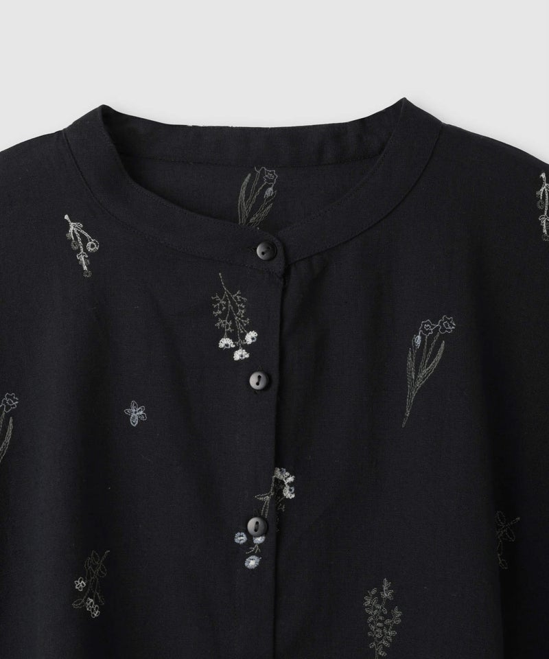 Free Nature インドファブリック 刺繍バンドカラーブラウス レディース商品画像-21