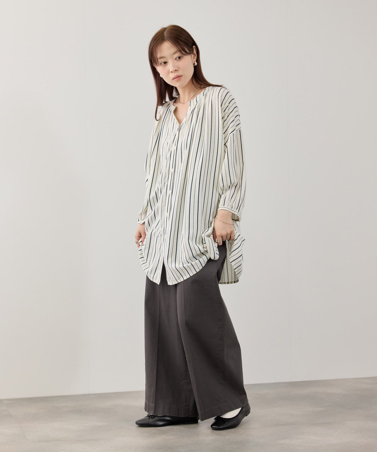 Free Nature インドファブリック 7分袖チュニック レディース