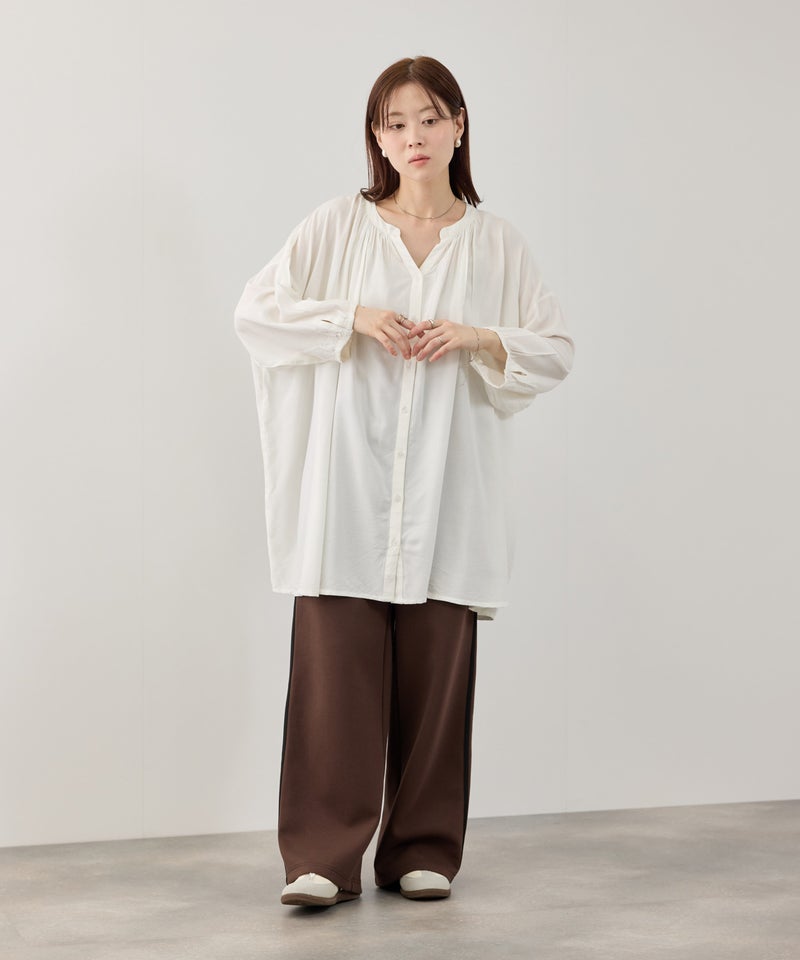 Free Nature インドファブリック 7分袖チュニック レディース商品画像-10