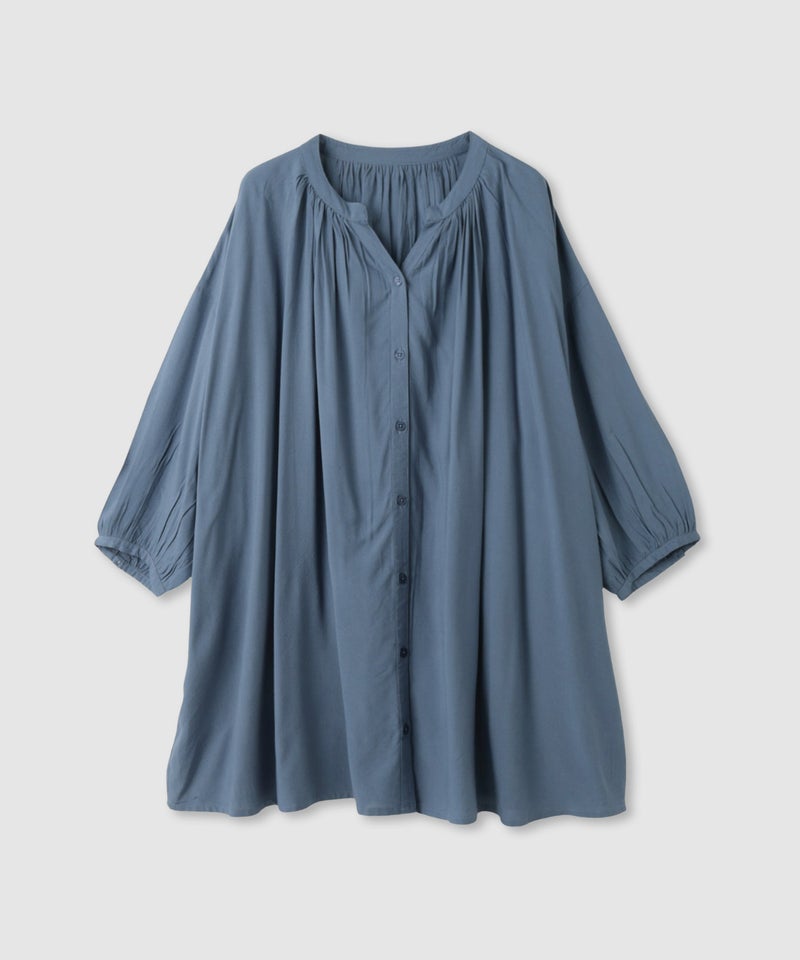 Free Nature インドファブリック 7分袖チュニック レディース商品画像-18