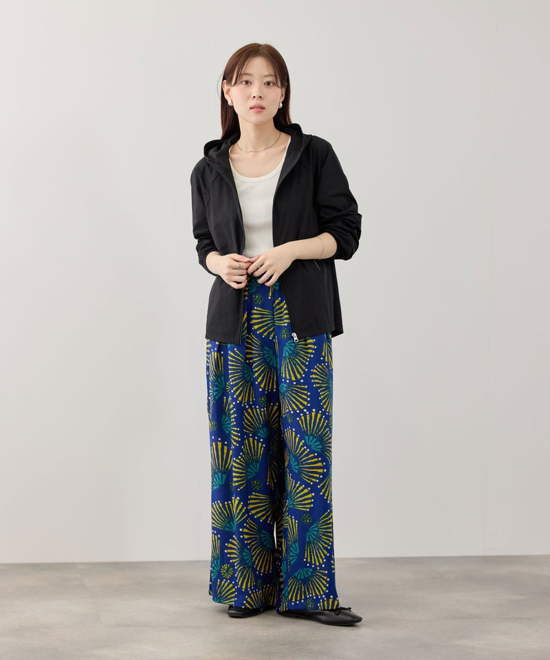 [期間限定価格]NAVY  SARARI 天竺UVカットパーカー レディース商品画像-17