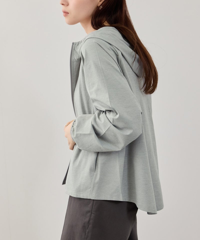 [期間限定価格]NAVY  SARARI 天竺UVカットパーカー レディース商品画像-19