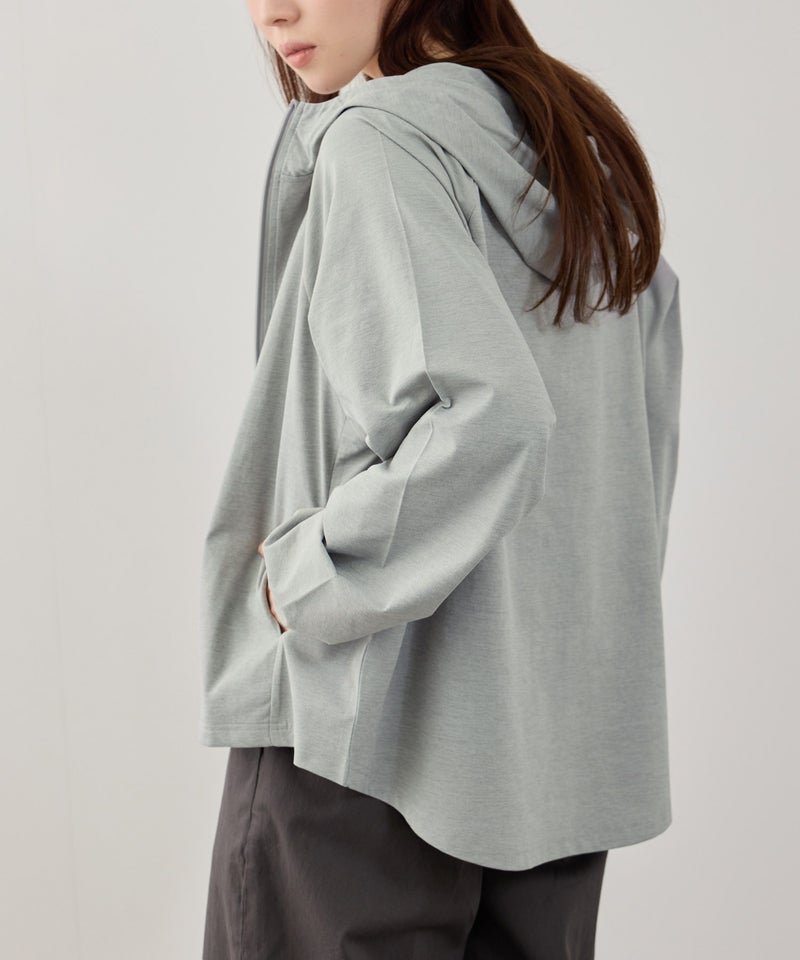 [期間限定価格]NAVY  SARARI 天竺UVカットパーカー レディース商品画像-20