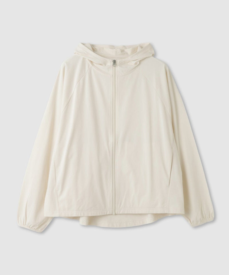 [期間限定価格]NAVY  SARARI 天竺UVカットパーカー レディース商品画像-23