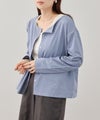 NAVY SARARI 天竺UVカットカーディガン レディース商品サムネイル-1