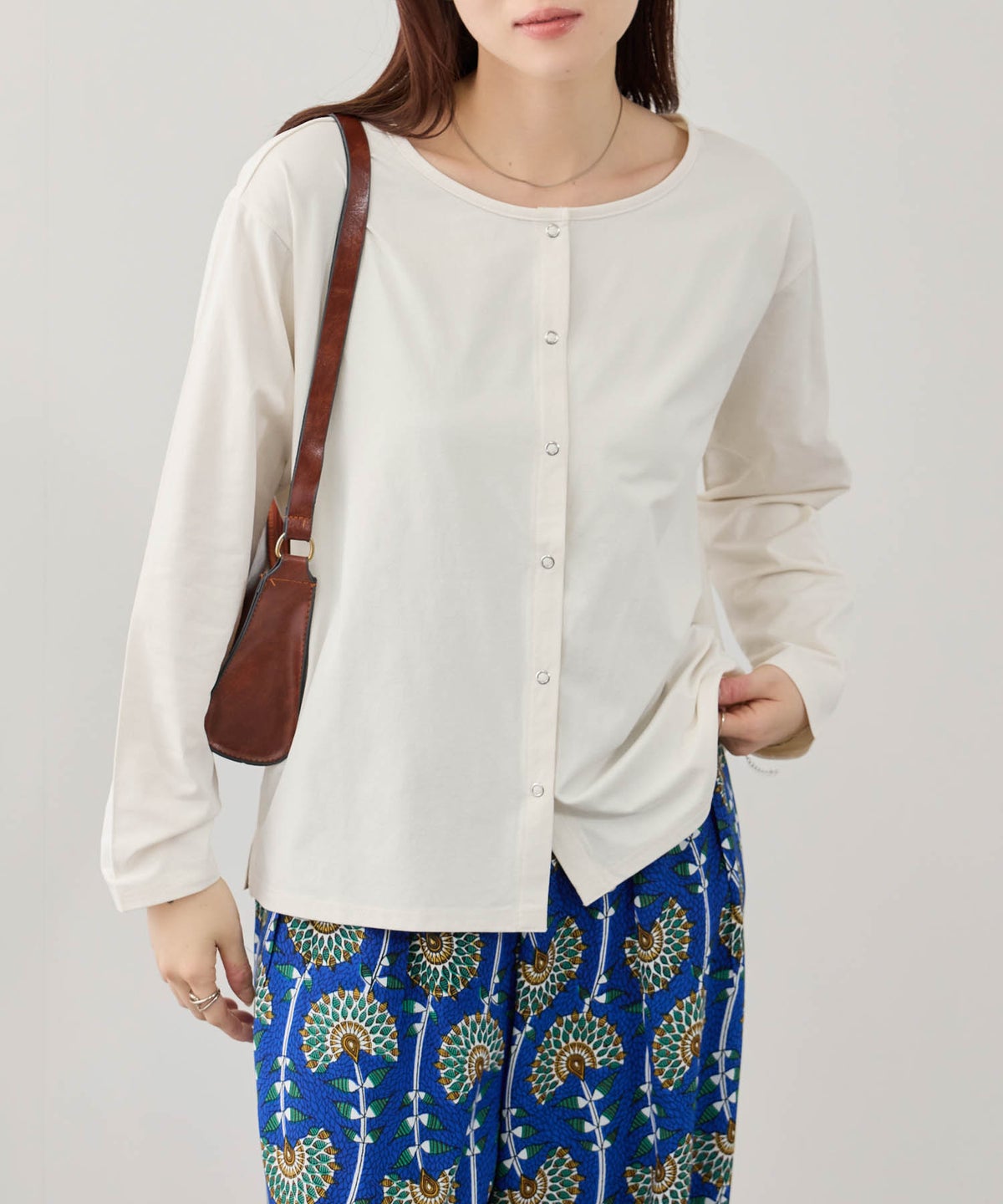 [期間限定価格]NAVY SARARI 天竺UVカットカーディガン レディース