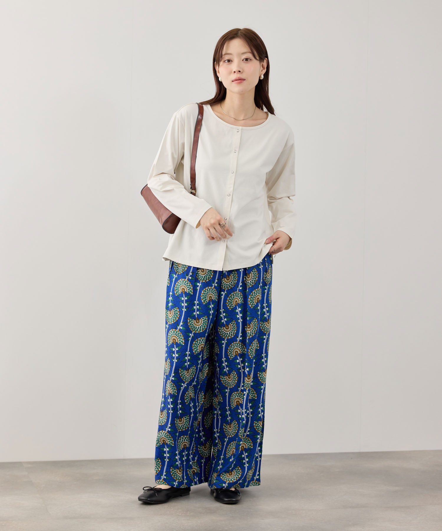 NAVY SARARI 天竺UVカットカーディガン レディース