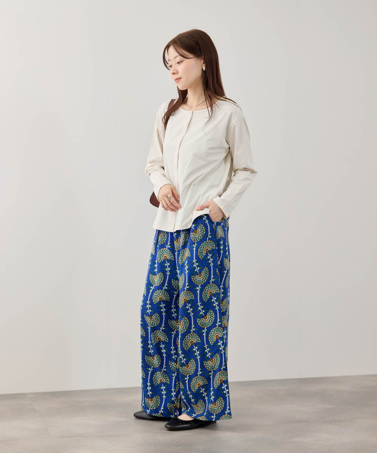 [期間限定価格]NAVY SARARI 天竺UVカットカーディガン レディース